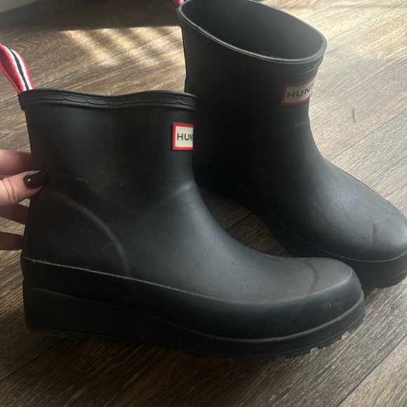 Hunter Play Black Rain Boots - Picture 3 of 4